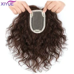 3D Bangs Ikusezina Joturarik gabeko Burua Ilea Ura Ripple Ilea Aire Bangs Burua Burua Gainetik Ikusezina Ordezko estalkia Ile zuria