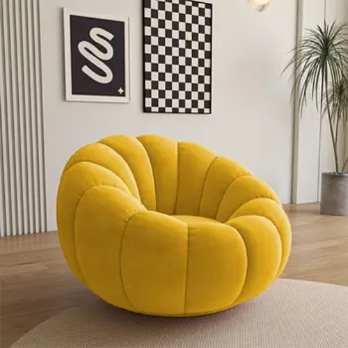 Lazy sofa, single at double pumpkin sofa, lamb's wool sofa, balcony revolving lounge chair, reclining at sleeping