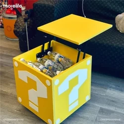 Creative Nightstand Question Mark Toys Snack Storage Box Modern Minimalism Bedside Table Creative Design Bedroom Furniture K01