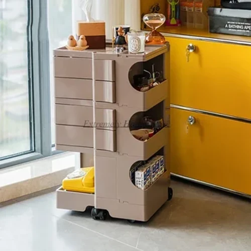Minimalis Eropa Nightstands Penyelenggara Desain Estetika Mewah Meja Penyimpanan Meja Seluler De Chevet Perabot Omah