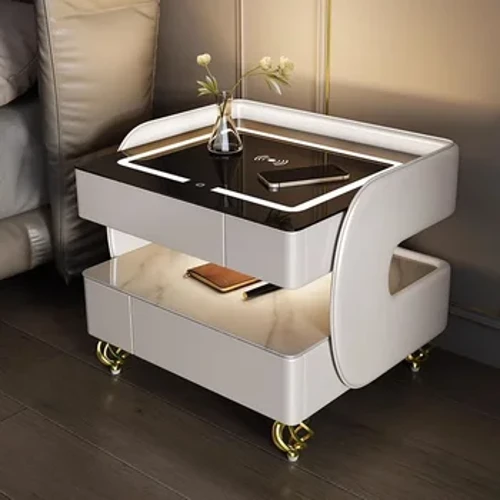 Lưu trữ Bắc Âu Đầu Giường Nhà Thông Minh Hiện Đại Đầu Giường Khách Sạn Phòng Khách Nhỏ Mesitas De Noche Trang Trí Nội Thất