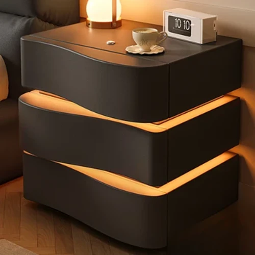 Simplicity Luxury Nightstands Small Household Side Bedside Nightstands Drawer Table De Chevet Chambre Home Furniture QF50NS