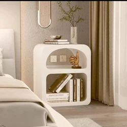 Phòng ngủ Bàn cạnh giường ngủ Tủ đầu giường Tủ cạnh giường Trà gỗ Bàn cạnh giường ngủ Kệ Muebles Nội thất hiện đại