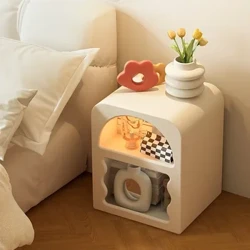 Cream Style Bedside Table Designer Simpleng Creative Bedroom White Bedside Table Nightstand Modern Design Stolik Nocny Furniture