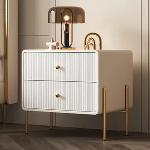 Phòng Ngủ Tối Giản Đầu Giường Lưu Trữ Hiện Đại Trắng Sang Trọng Đầu Giường Ngăn Kéo Chắc Chắn Châu Âu Mesitas De Noche Nội Thất Gia Đình