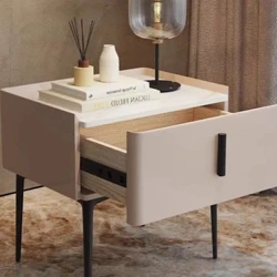40CM Chất Lượng Cao Bàn Đầu Giường Sang Trọng Hiện Đại Gỗ 1 Tầng Ngăn Kéo Đầu Giường NewDesign Tủ Bảo Quản Nội Thất Gia Đình