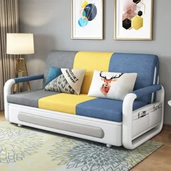Helduentzako ohea Funtzio anitzeko sofa ohe tolesgarria egongela apartamentu txikia balkoi bakarreko eta bikoitza eserita eta lo egiteko sofa ohea