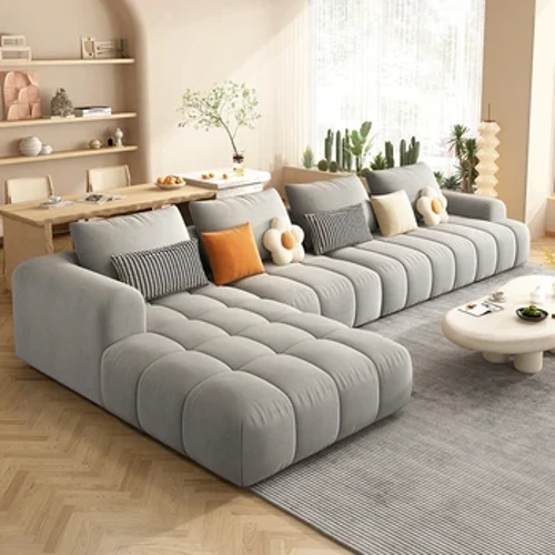Italiýanyň “Nordic Living Room” divan puffs dizaýny “Lazy Couch Lounge” häzirki zaman divanlar Para Sala Frete mugt kaşaň mebel