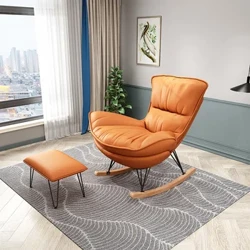 Öý ýalta ýaşaýyş otagy divan Demirgazyk stil ýalta dynç alyş çaýkanýan oturgyç ýeňil kaşaň ýaşaýyş otagy balkon ýeke divan oturgyjy