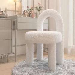 Hiện Đại Đơn Giản Vanity Ghế Làm Phân Bắc Âu Ins Phòng Khách Phòng Ngủ Ghế Vải Đơn Phân Văn Phòng Nhà Giải Trí Ghế