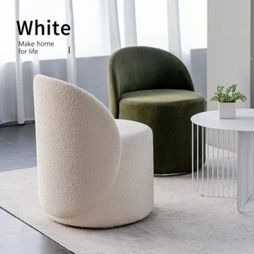 Xoay Được Phân Đầm Phân Ghế Ins Phòng Ngủ Nhung Cao Cấp Tối Giản Tựa Lưng Bàn Trang Điểm Phân Hộ Gia Đình Phân