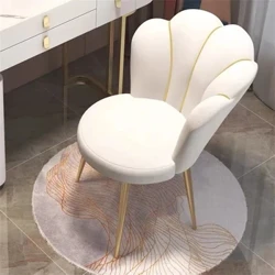 Modern Põhjamaade riietustool Velvet Home Elutuba Söögitoolid Magamistoa mööbel Meigitool كرسي cadeira 의자 Nail Chair