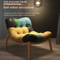Ghế Sofa Người Đơn Ánh Sáng Sang Trọng Phong Cách Ý Thiết Kế Tối Giản Ban Công Ghế Giải Trí Phòng Khách Sáng Tạo Ghế Sofa Lười