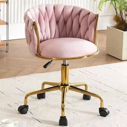 I-Swivel Makeup Isihlalo Esishintshashintshayo Se-Makeup Isihlalo Indawo yokudlela Igumbi lokuhlala Igumbi Lokulala Igumbi Lokulala Ithebula Elizungezayo Izimonyo zase-Backrest Izihlalo zeManicure