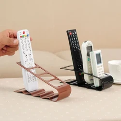 4 na Puwang ng Remote Control Storage Holder ng Tv/dvd/vcr Organizer Case Praktikal na Bracket sa Desktop ng Bahay Office Storage Rack Stand