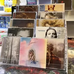 Trefnydd Cd Radio Arddangosfa Rack Cludadwy Cylchdro Mewnosod Storio Cerddoriaeth CD Rack Capasiti Stojak A Plyty Cd Dodrefn Mawr