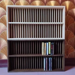 Sekela I-suitcase CD Racks Ishalofu likanokusho Isitoreji Somculo Esimnyama Recard I-albhamu CD Racks Vinyl Record Houder Balcony Furniture