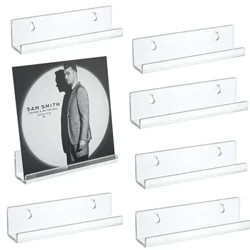 Aç-açan akril ýazgy CD Saklaýyş rack ýaşaýyş otagynyň bezegi Winil ýazgy tekjesi diwar saklaýjy ýazgy ýazgy tekjesi