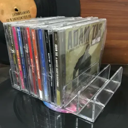 Hoʻomaʻemaʻe Acrylic CD Jewel Cases Video Game Cases CD DVD Hoʻopaʻa Waihona Rack