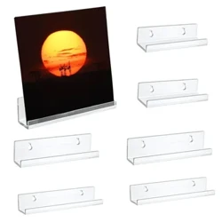 Sealbhóir Raca Taifead Aicrileach Trédhearcach, Albam Balla Feistithe, Seastán Taispeána Cd, Raca Stórála, 7"