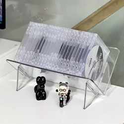 Dung lượng lưu trữ CD Dụng Giá Đĩa Đứng Tổ Chức Di Động Sang Trọng Đường Ray Giá CD Minicadena Porta Màn Hình DVD Trang Trí