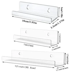 Acrylic Trong Suốt Ghi CD Có Giá Để Đồ Trang Trí Phòng Khách Phông Ghi Kệ Treo Tường Giá Đỡ Kỷ Lục Kệ Trưng Bày