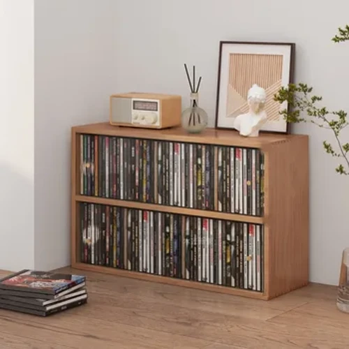 Trefnydd Cd Cludadwy Rack Trefnydd Arddangos Moethus Rotatable Disg Stand Llawr Wal CD Rack Mewnosodiad Porta Dvd Mewnosod Dodrefn
