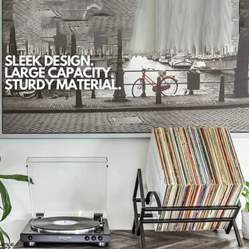 1pc Desktop Creative Bidres à bibliothèque en vinyle Enregistrement de stockage Shelf CD Record Display Shelf Magazine Storage Shelf