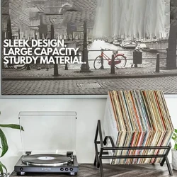 1PC Desktop rak buku kreatif Vinyl record storage shelf CD record display beting Rak panyimpenan majalah