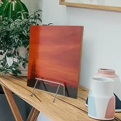 Vinyl Record Display Acrylic Album Display Rack for Hotel Office Living Room CD Albums Storage Shelf Rack Table Countertop