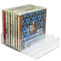 Tampilan Rak Panyimpenan CD, Stand CD-DVD Akrilik Premium