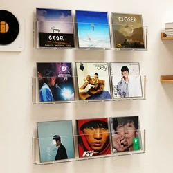 Raca Taispeána Taifead Aicrileach Trédhearcach Balla Leanaí Leabhar Pictiúr Albam CD Leabhar Iris Léitheoireachta Bailiúchán Wall Hanger
