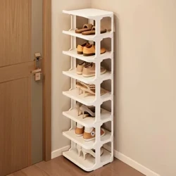 Raft pentru pantofi Organizator de depozitare simplu cu mai multe straturi Camera de zi Suport vertical pentru pantofi Dulapuri pentru pantofi Mobilier de uz casnic detașabil