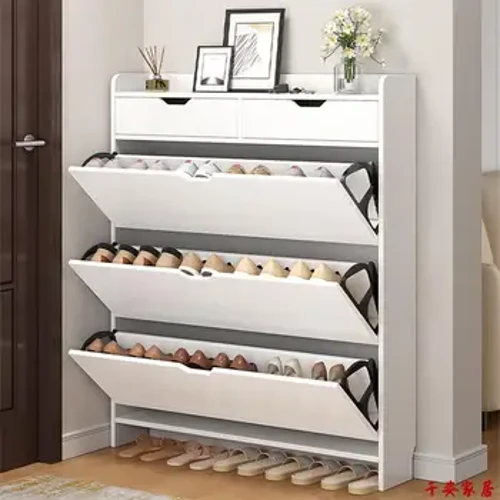 Apartament mic, raft pentru pantofi la modă, organizator de intrare, raft pliabil, dulapuri de pantofi, podea dormitor, mobilier Porta Scarpe