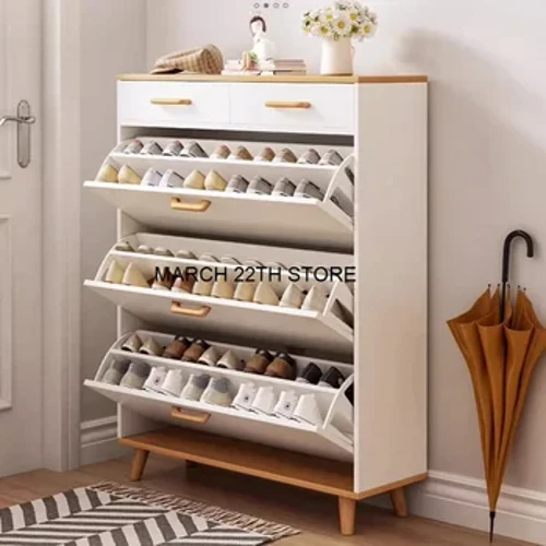 Gang Display Sko Stativ Stue Træ Mobil Designer Organizer Sko Stativ Skab Szafka Na Buty Møbel Stue