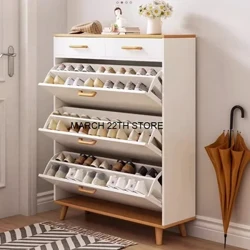 Hall Display Skohylla Vardagsrum Trä Mobil Designer Organizer Skohylla Skåp Szafka Na Buty Möbler Vardagsrum