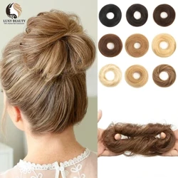 Fa'aulu Fa'atagata Fa'apena Si'usi'u Fa'apena Fa'aulu Fa'aulu Fa'a Pasila mo Fafine Scrunchies Updos Donut Chignon 100% Fa'aopoopo Fa'aulu o Tagata.