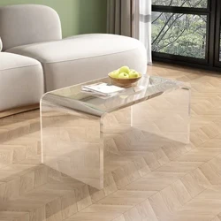 Bàn Sofa Acrylic Loại C Bên Bàn Phòng Khách Cửa Sổ Vịnh Bàn Máy Tính Phòng Ngủ Góc Đứng Ban Công Lưu Trữ