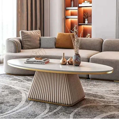 Amathebula Ekhofi Amhlophe Kanokusho Yesimanje Ngemabula Effect emfashinini emnyama Minimalist Side Table Storage Unique Mesa De Centro Ifenisha Yasekhaya