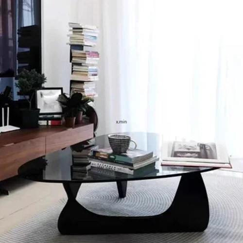 Tối giản sân khấu hiện đại bàn cà phê thương mại nghệ thuật nhà nhỏ đơn vị cho thuê nhà instagram phong cách phòng khách nội thất phòng khách