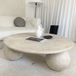 Skräddarsydda Nya Moderna Soffbord Minimalistiska Designer Golv Marmor Soffbord Unika Soffa Side Mesa Auxiliar Hemmöbler