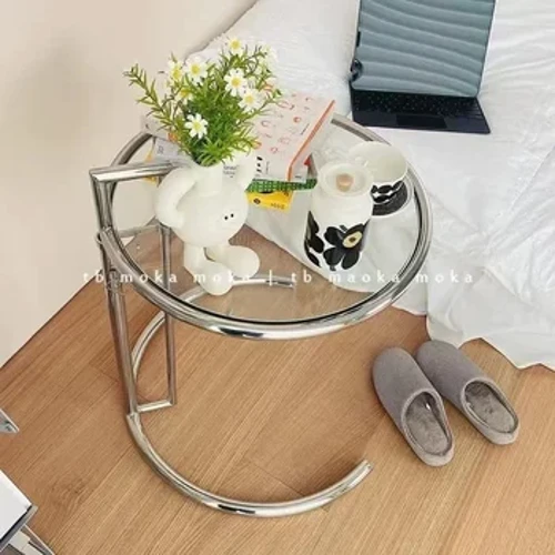 Bàn trong suốt Thủy tinh Creative Nâng bàn cà phê Bàn ghế sofa đơn giản BẢNG THIẾT KẾ CON NGƯỜI ĐIỀU KHOẢN C