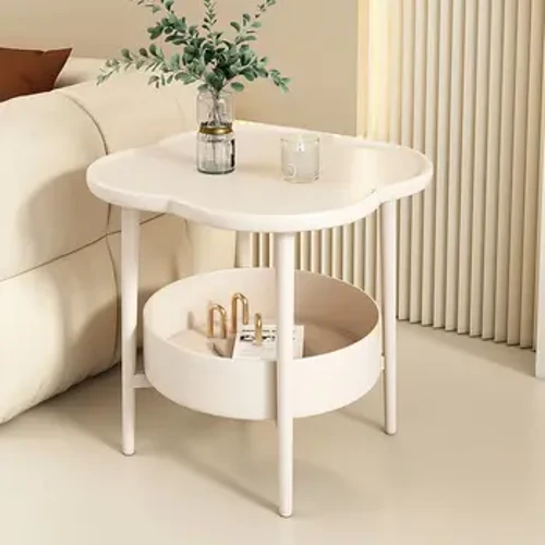 Bedroom bedside TableCreative Side Table na may Mataas na Hitsura at Ulap na Disenyong Moderno at Simpleng Sofa Side Cabinet Table