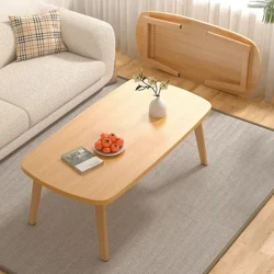 Nhật Bản Gấp Gỗ Chắc Chắn Cấp Bàn Tất Nam Sofa Bên Trung Tâm Bàn Phòng Khách Trà Đồ Lặt Vặt Lưu Trữ Đọc Đồ Nội Thất Gia Đình
