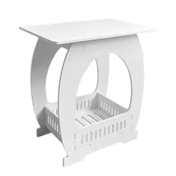 Modern Minimalist Mini Sehpa Kırsal Oturma Odası Küçük Kare Eğlence Yan Sehpa Avrupa Tarzı Başucu Sehpa