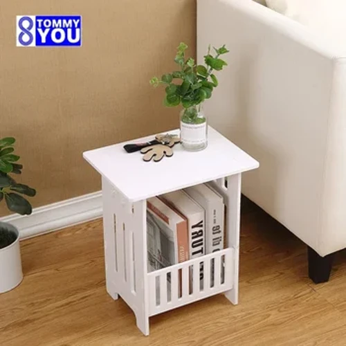 Style Luxury Luxury Luxury Petite unité Table de bout de lit Modern Minimalist Coffee Magazine Table d'appui rural simple table d'appoint