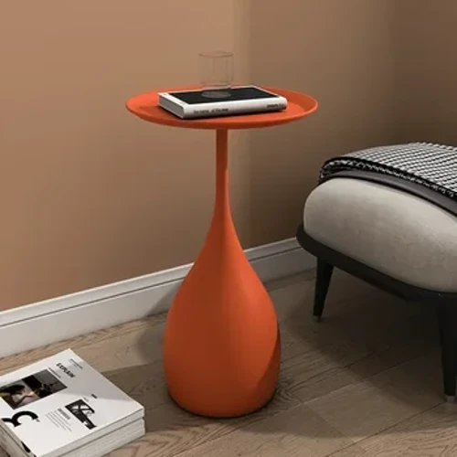 Storio Cabinetau Ystafell Wely Modern Syml Ystafell Fyw Cyfuniad Bwrdd Coffi Rownd Aelwyd Dodrefn Comodini Creadigol AA50BT