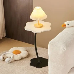 Cream Wind, Cloud Blossoms, Small Tea Home Living Room, Sofa, Cabinet, Table, Modern And Simple Bedroom Corner Table