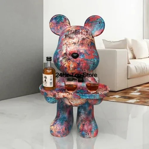 Phòng Khách Cấp Bàn Trang Trí Nhà Bắc Âu Bàn Nhựa Đồ Trang Trí Hiện Đại Bàn Trà Trong Nhà Khay Trang Trí Sofa Bên Bàn