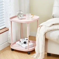 INS Bàn Sofa Cuối Bàn Phòng Ngủ Đầu Giường Bàn Phòng Khách Có Giá Để Đồ Di Động Ròng Rọc Nhà Bếp Lặt Vặt Người Tổ Chức